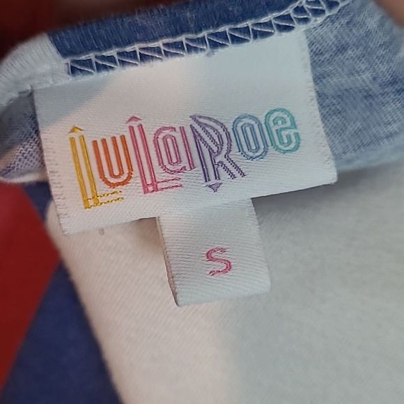 LuLaRoe Flowy Tank Top Asymmetrical Swing Sleeveless Trapeze Oversized Blouse - Picture 8 of 16